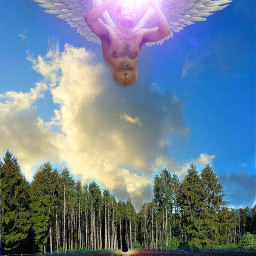 angel artistic guardian sun undefined interesting people sky heaven